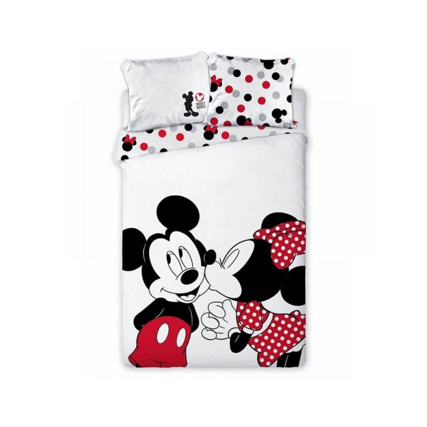 Bolsos Hf - Funda Nórdica Minnie & Mickey 140x200cm - Producto Oficial - Para Niños y Niñas