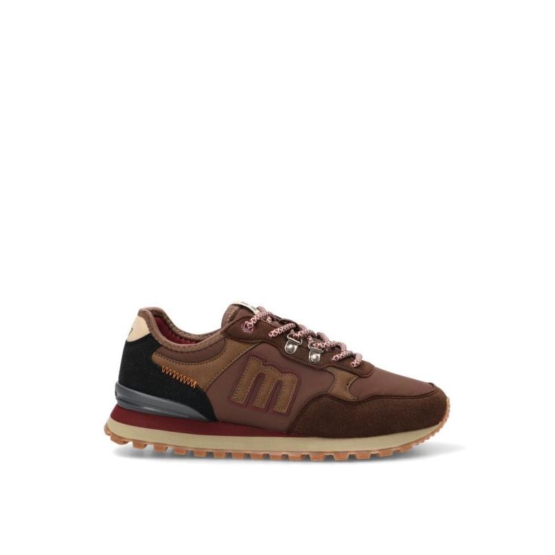 Zapatillas Casual Mustang - Hombre - Suela Plana - Modelo 84867 - Color Café