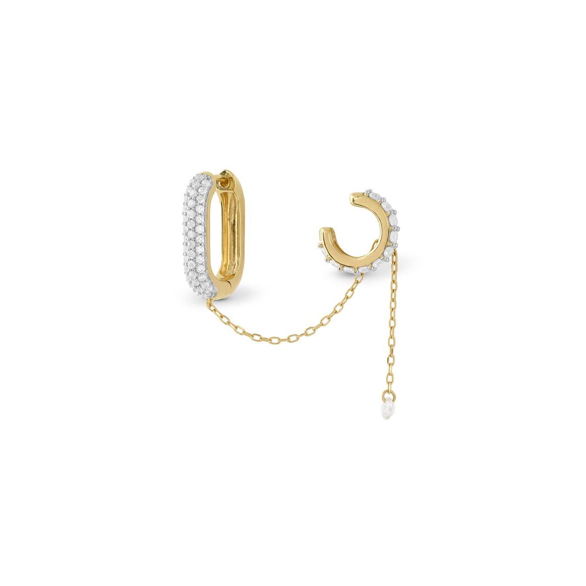 Guess Pendientes Mujer Earring Nuances (1 Un) De Plata Dorado Jsbe04540jwygt-u