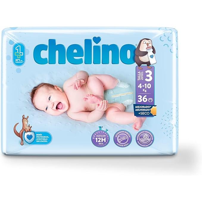 Startelectric Pañales Infantiles Talla 2~6 Marca Chelino