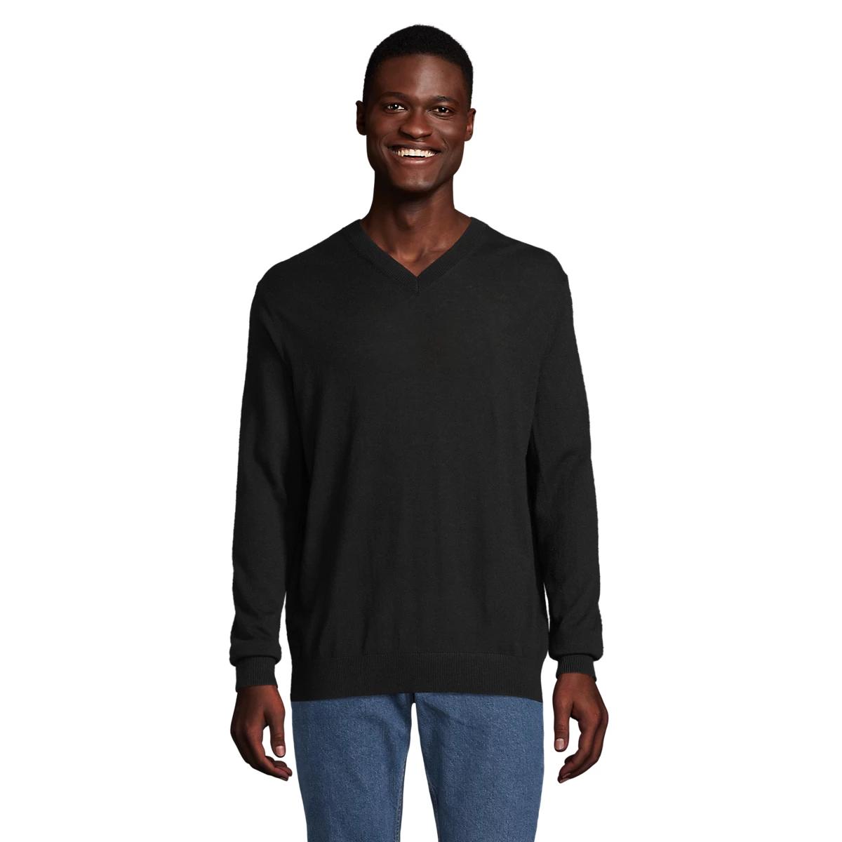Jersey de Punto Fino NEOBLU Sullivan para Hombre – Suéter de Manga Larga con Cuello en V, Estilo Casual Elegante, Clásico Corporativo y Profesional para Oficina