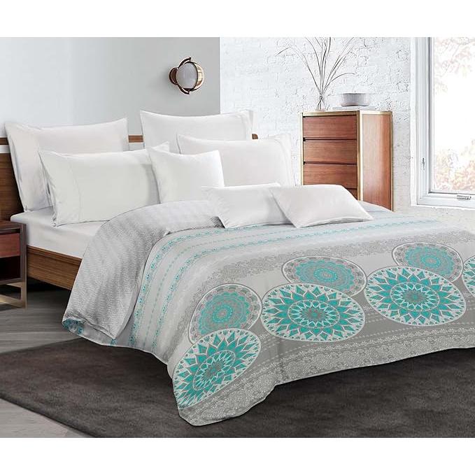 OsoNube - Edredón Estampado Con Relleno de Fibra, Cama Individual, Invierno 180 x 240cm, 200 X 240 CM，230 X 240 CM，250 X 240 CM ， Tejido Suave y 100% Poliéster