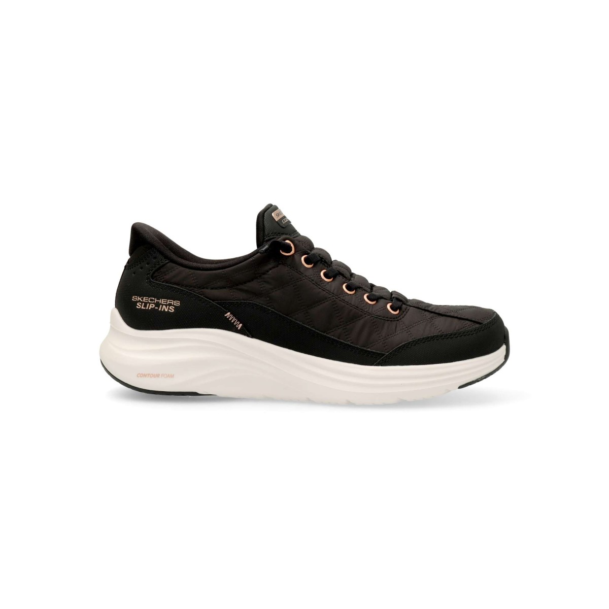 Skechers - Zapatillas deportivas Slip-ins Contour Foam Cozy Fit Golden Hour para mujer con amortiguación Skechers Air-Cooled Memory Foam y Heel Pillow™