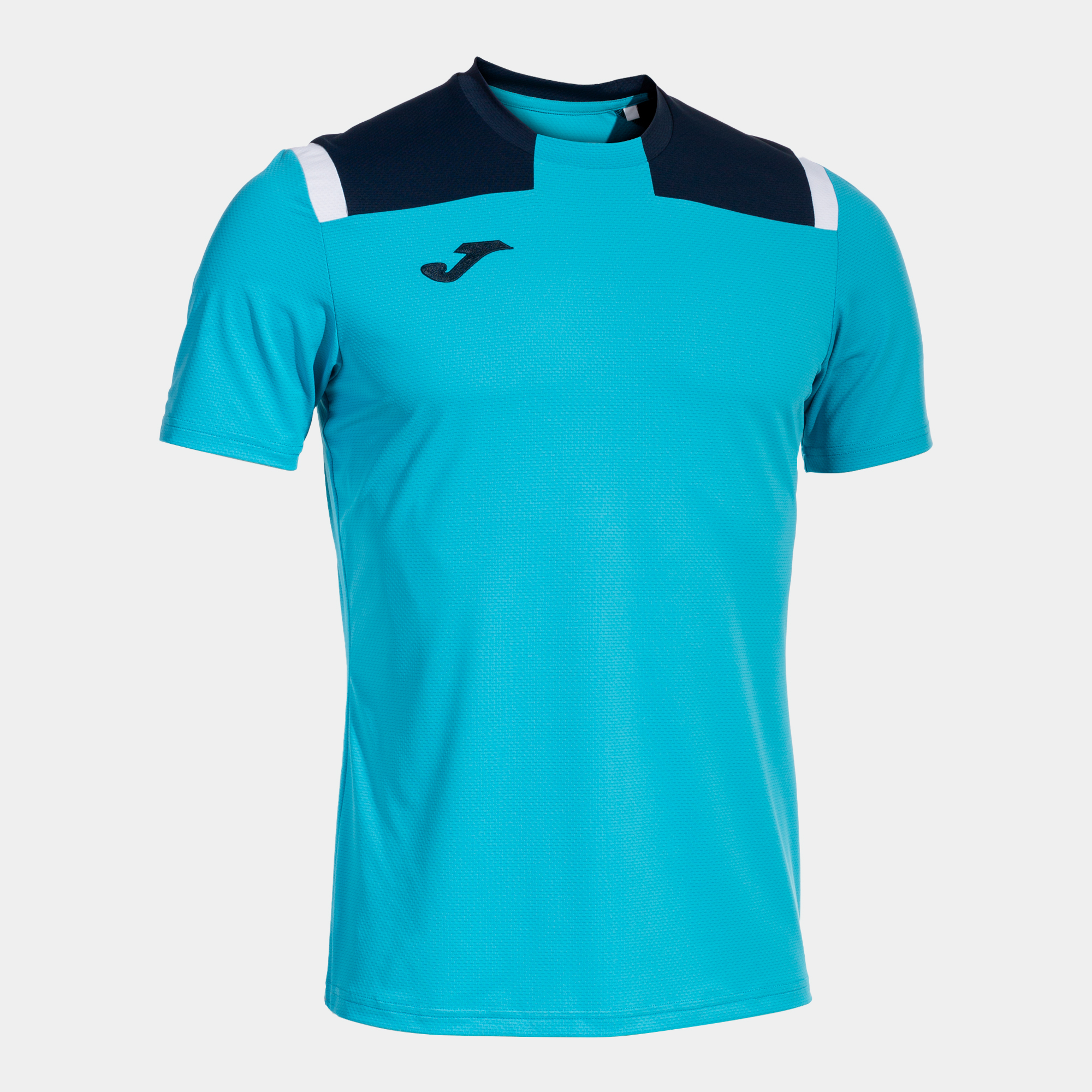 JOMA CAMISETA MANGA CORTA TOLEDO TURQUESA FLÚOR MARINO Talla 8 (4XS) Niño Junior