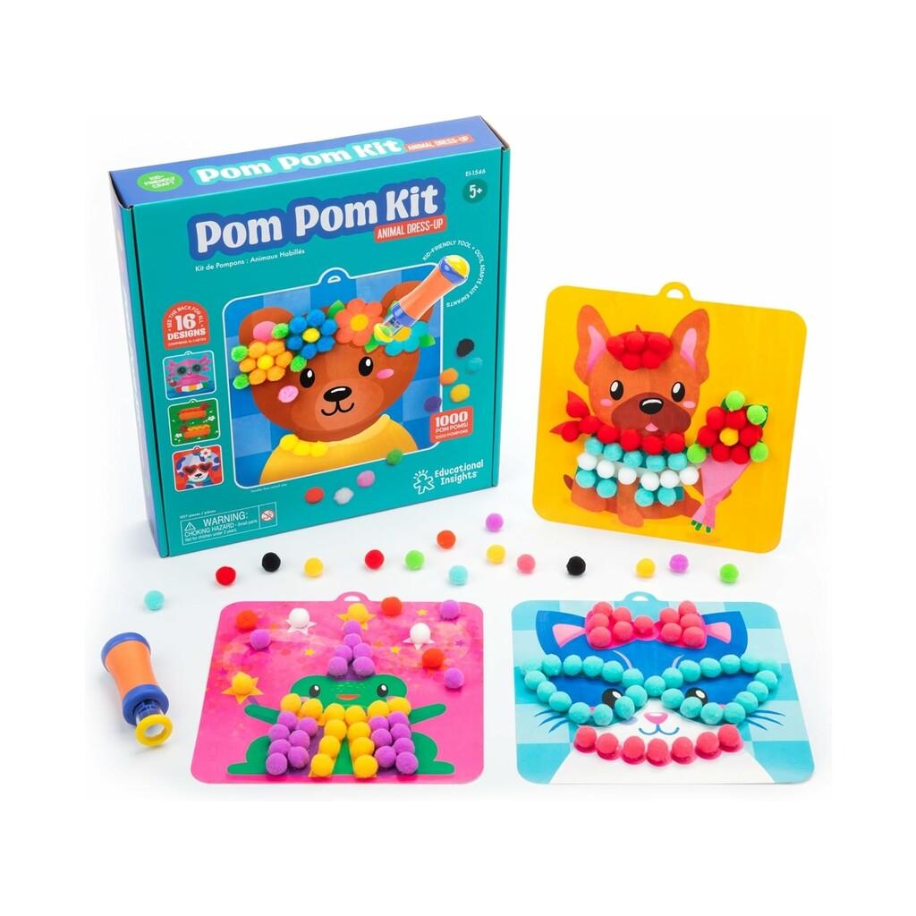Pom Pom Kit Animales Diseña con Pompones Otras manualidades Falomir