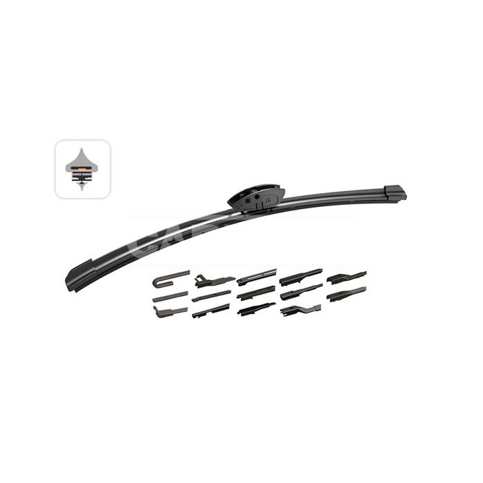Limpiaparabrisas Grafito Flexible 2.0 55 Cm/22" (1U) 79041256
