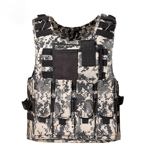 CA Chaleco táctico de paintball airsoft, Chaleco Negro