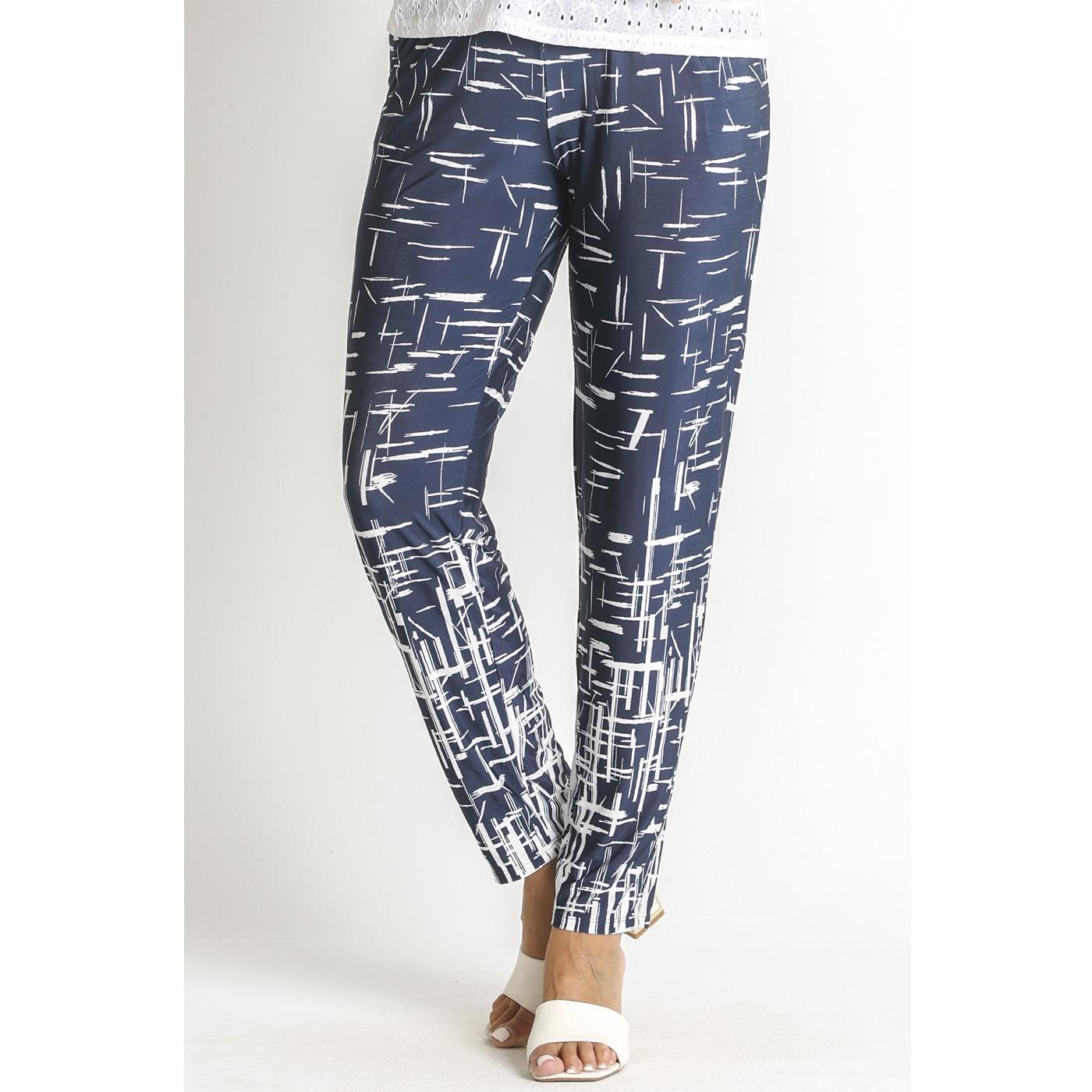 3600180  PANTALON PUNTO ESTAMPADO CENEFA
