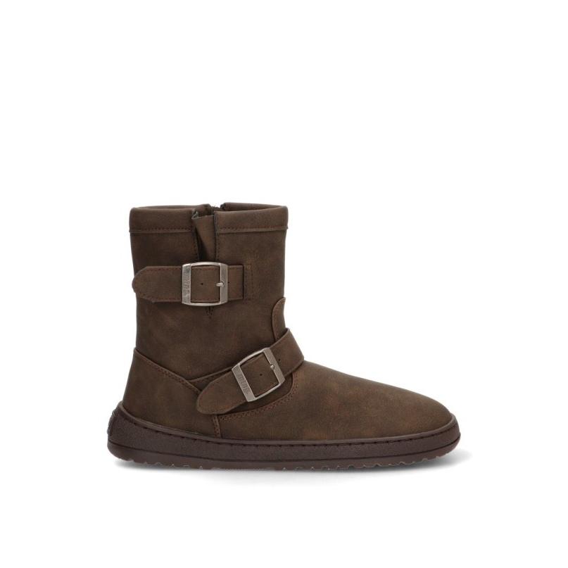 Botin Respetuoso/barefoot Mustang - Mujer - Suela Plana - Modelo 55296 - Color Café