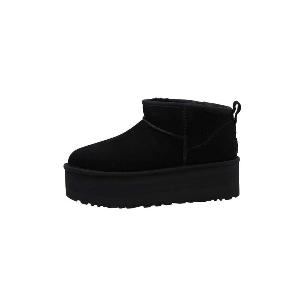 UGG Classic Ultra Mini Platform Bota Esquimal Mujer Negro