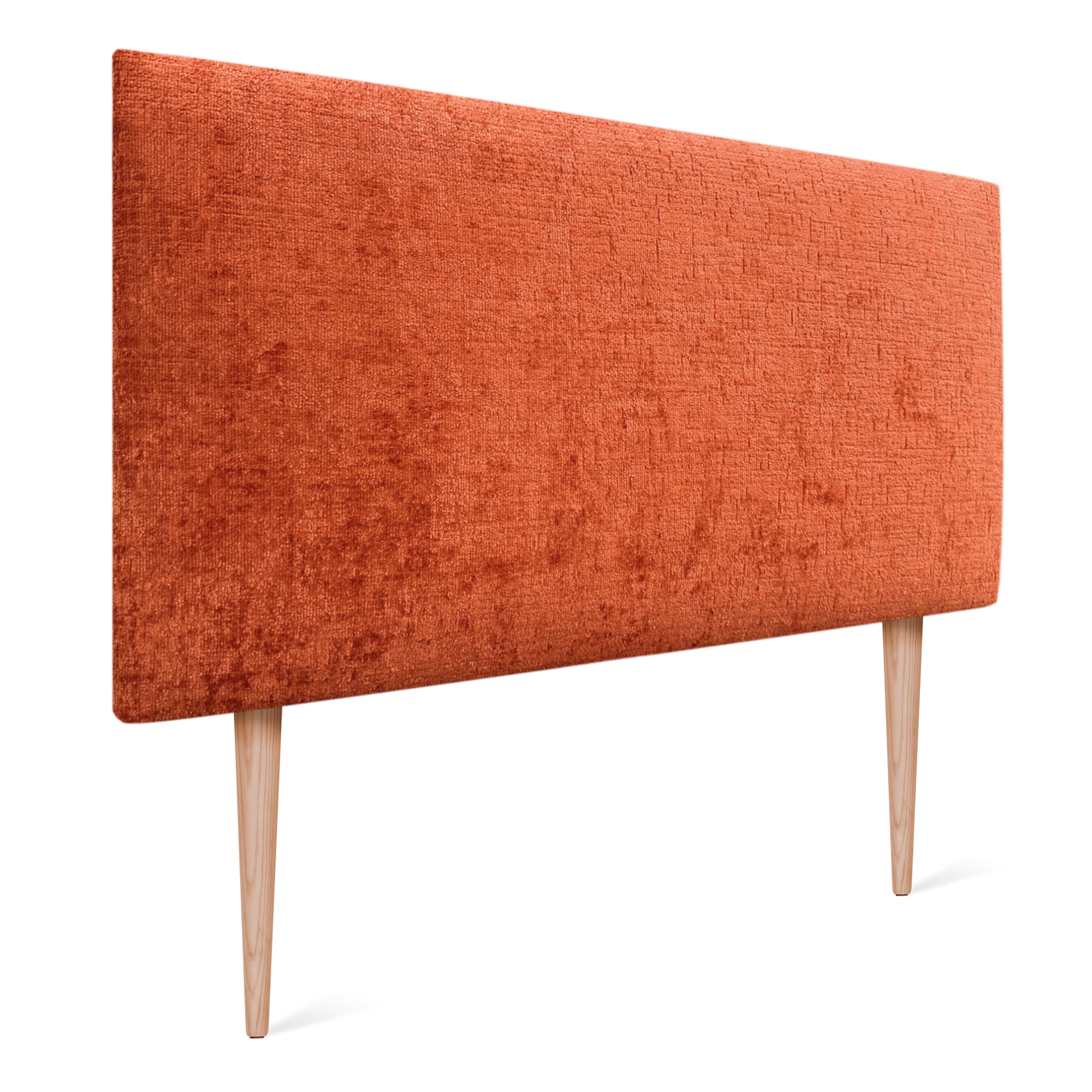 DHOME Cabecero en Lana Liso con Patas Alta Gama Moderno con 8cm Grosor