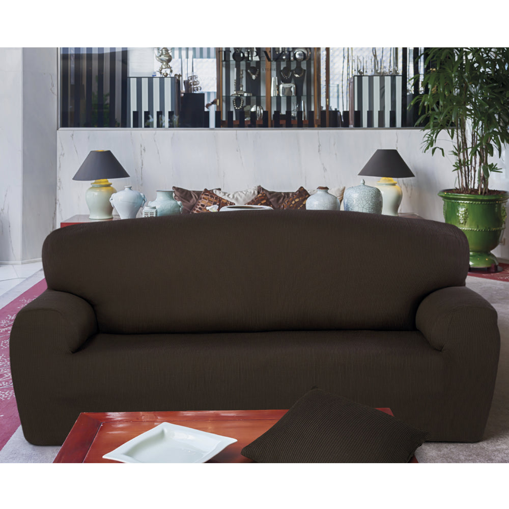 10XDIEZ Funda sofa 3 plazas rustica pocket - Elásticas y resistentes, diseñadas para proteger y renovar tus muebles