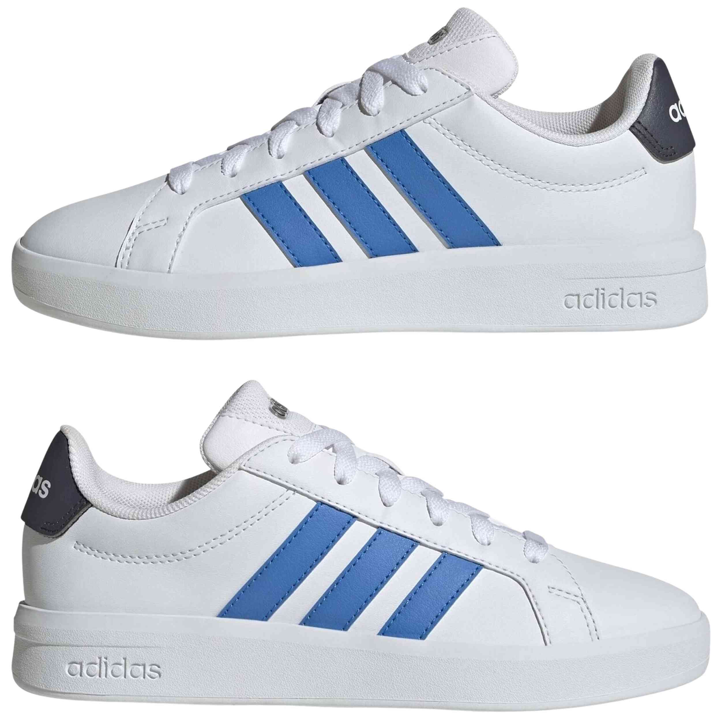 Zapatillas Adidas modelo GRAND COURT 3.0 J para hombre y mujer en color Blanco