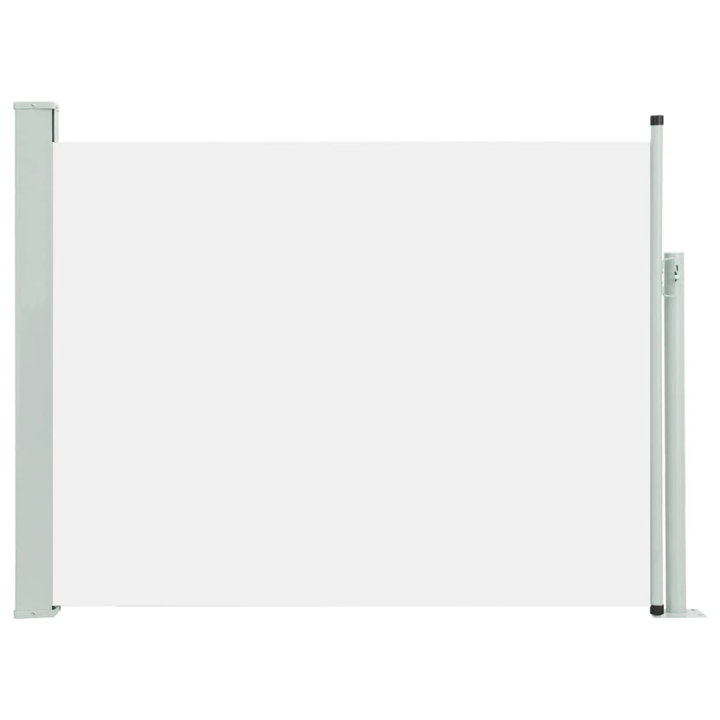 vidaXL Toldo lateral retráctil de jardín 140x500 cm Color Negro, Crema, Azul