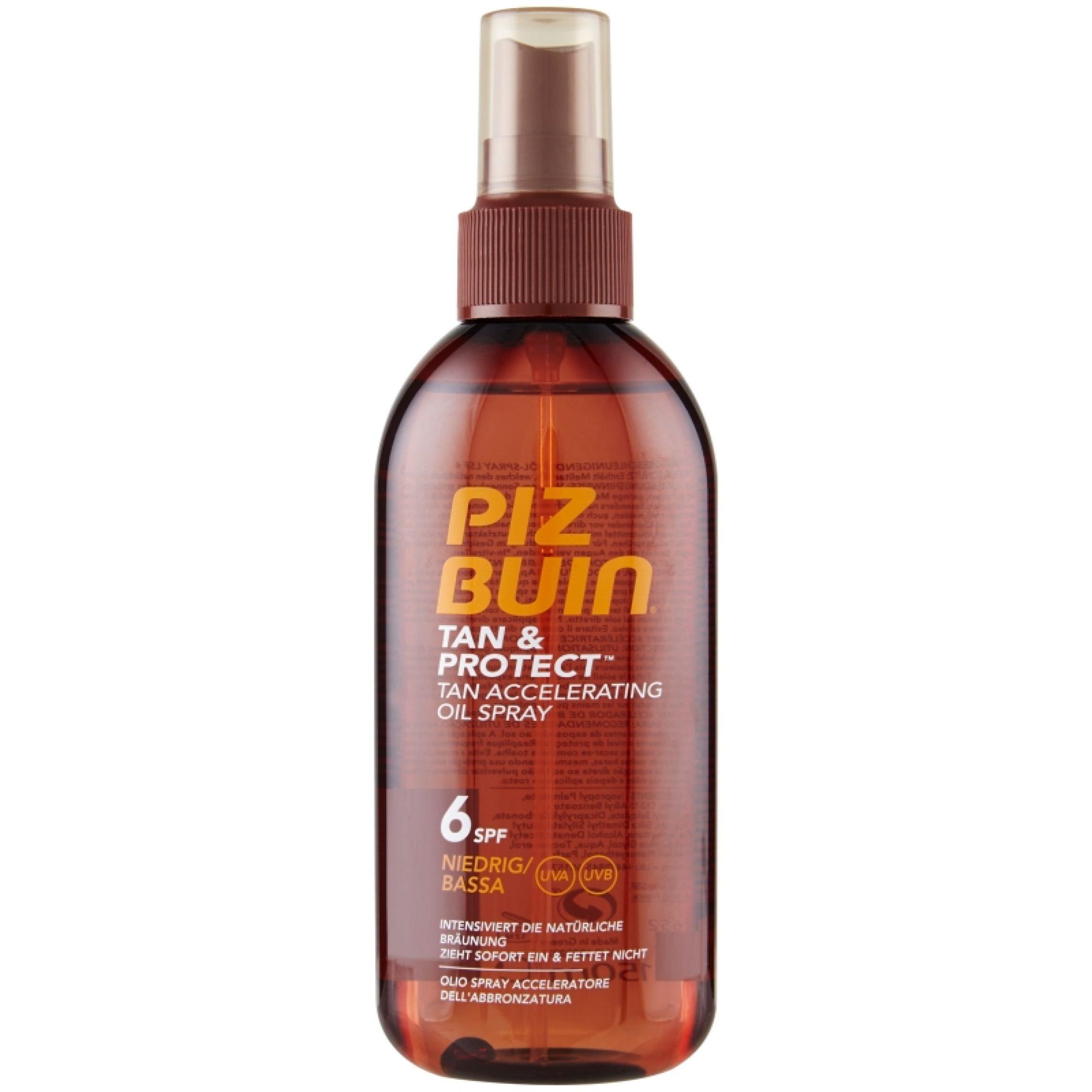 Piz Buin Tan & Protect Aceite En Spray Acelerador Del Bronceado 150 Ml