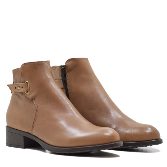 BOTIN CATERINA PIEL COY CAMEL