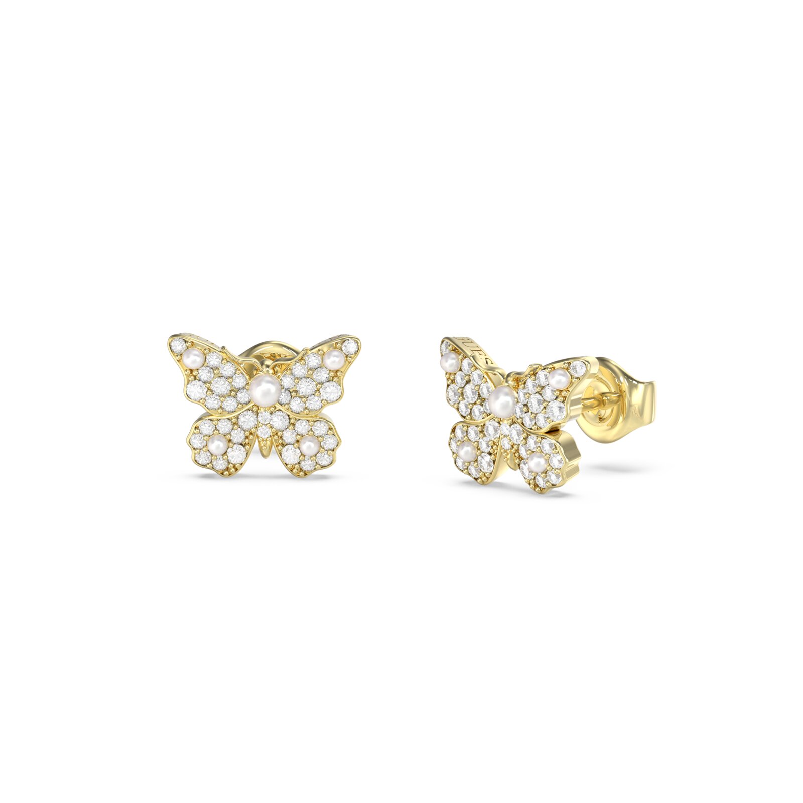Guess Pendientes Mujer Borboleta De Acero