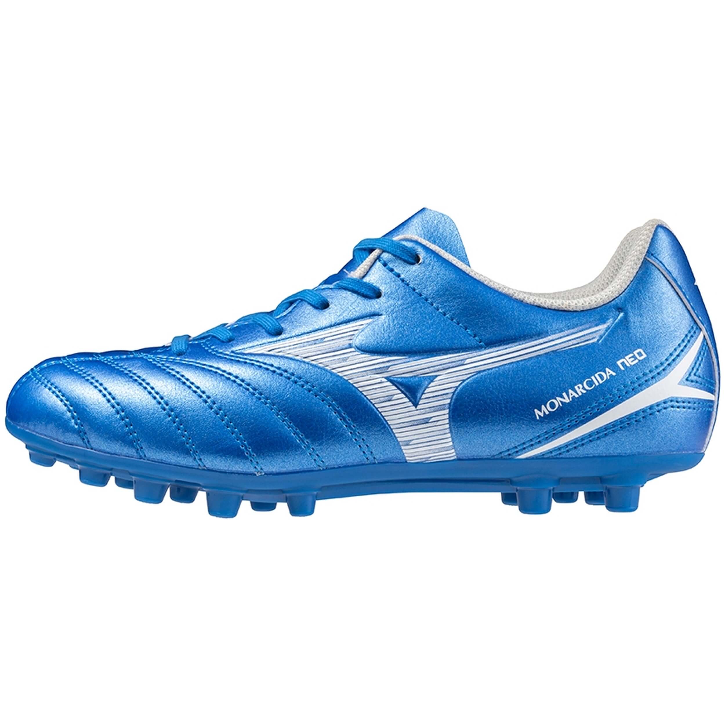 Botas marca Mizuno modelo P1Gb242627 para junior en color azul