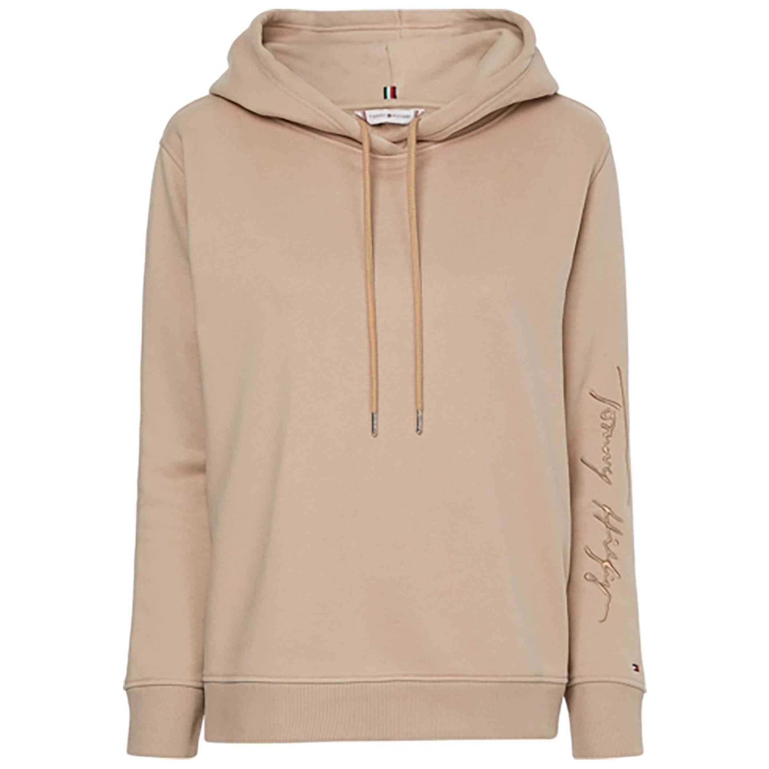 Sudadera Con Capucha Tommy Hilfiger modelo WW0WW31726 para Mujer en color Beige