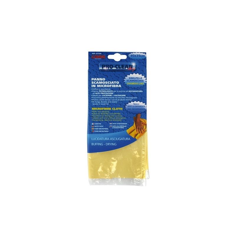 Bayeta Gamuza De Microfibra Para Lavado, Limpieza Y Pulido - 40X35cm LAM37720