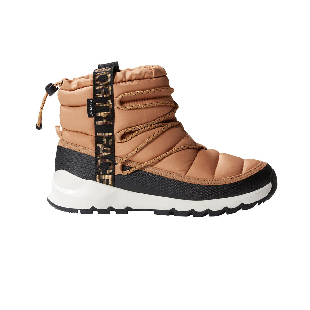 Botas Marrones Impermeables de Invierno The North Face con cordones ThermoBall Almond Butter