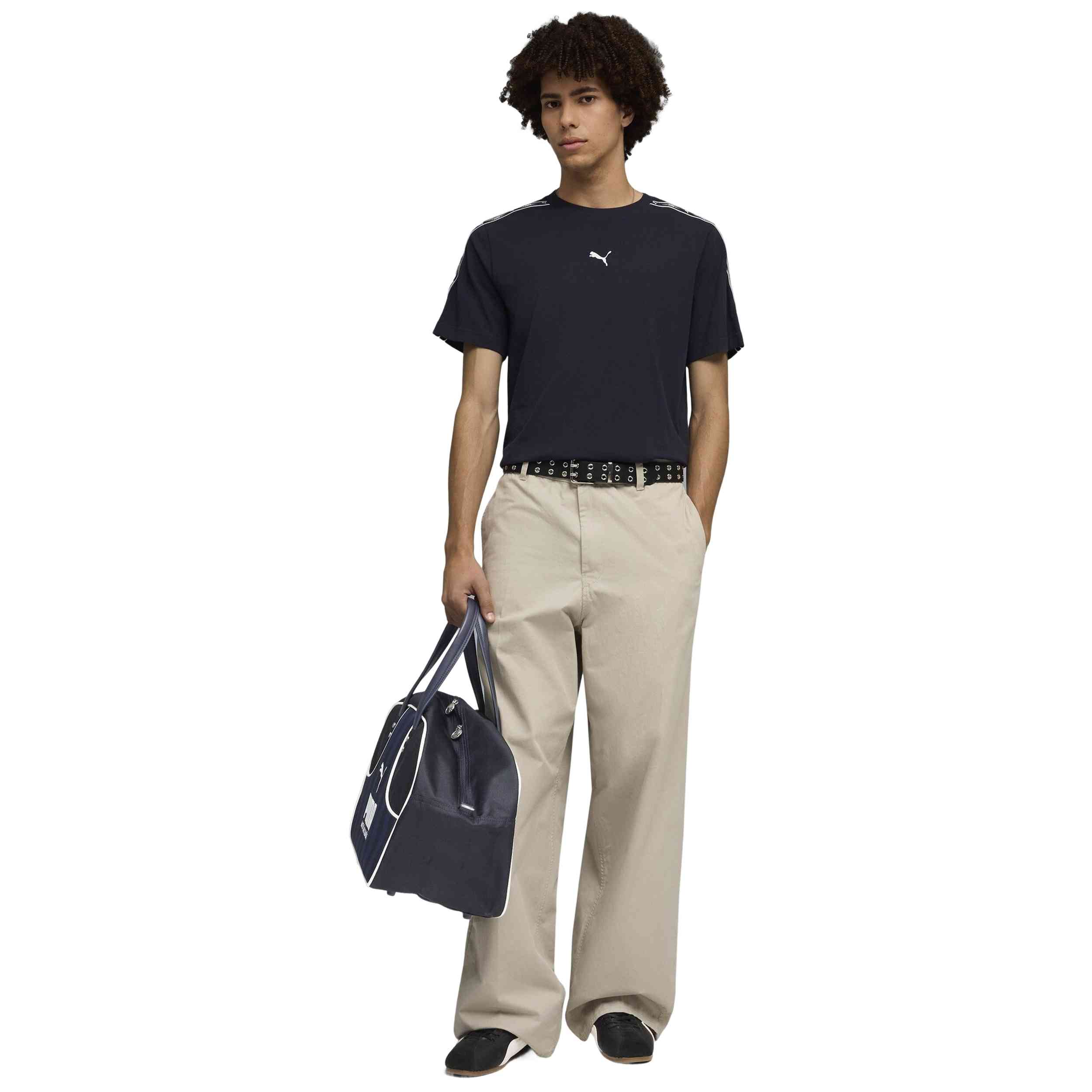 Camiseta De Manga Corta Puma modelo Essentials Tape para Hombre en color Azul