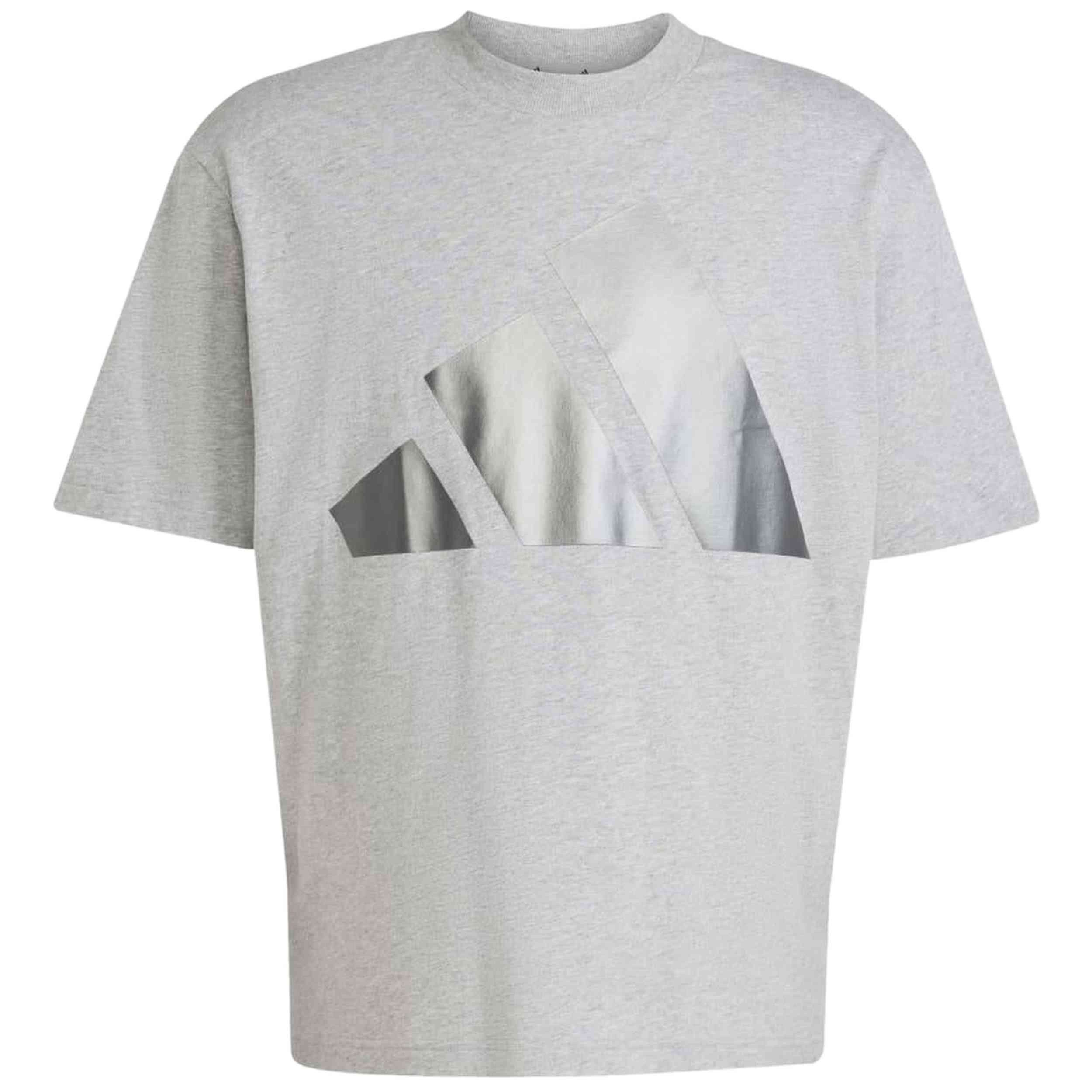 Camiseta De Manga Corta Adidas modelo Holiday Big Logo para Hombre en color Gris
