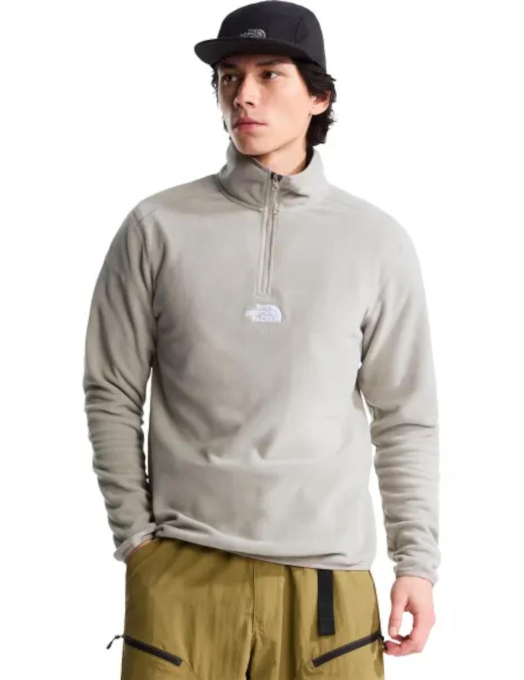 THE NORTH FACE POLAR ZIP GRIS