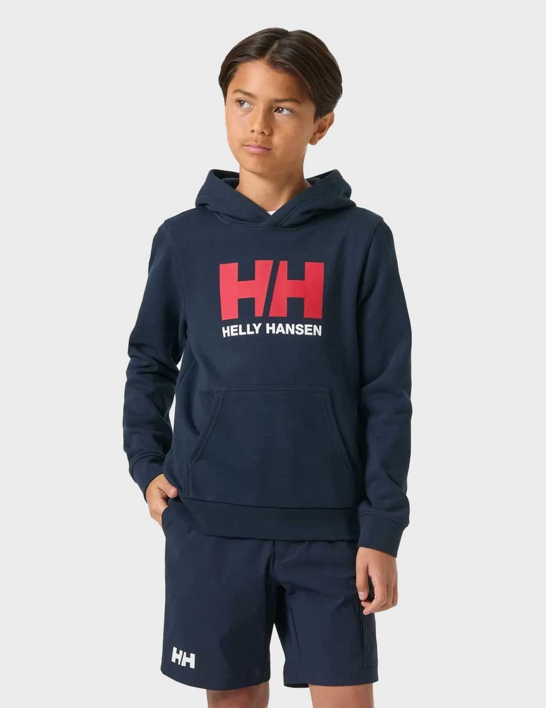 Helly Hansen Jr sudadera azul marino para niño y niña