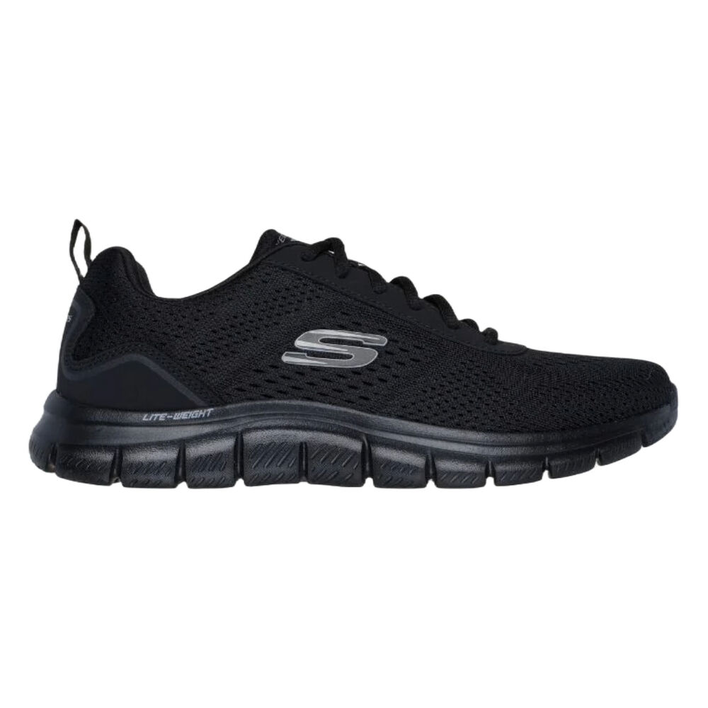 Zapatillas Negras Skechers Track Leshur Black con Suela de tracción flexible