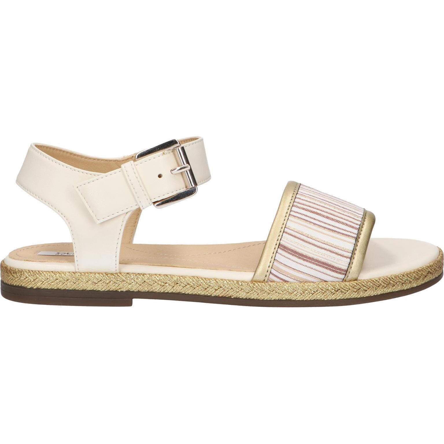 GEOX D825SJ 0AWBN D KOLLEEN C5W2X NATURAL-GOLD Women's Sandals