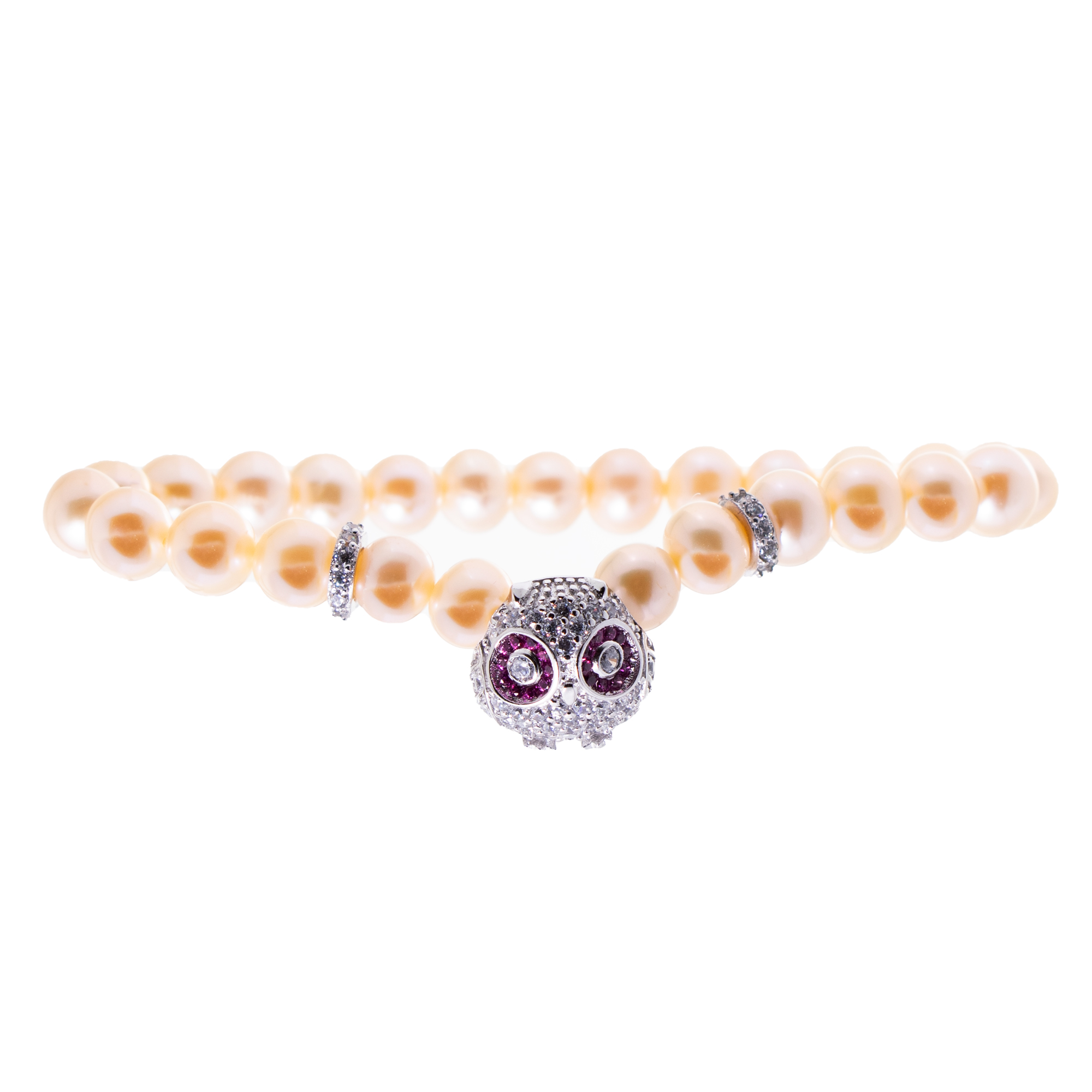 Pulsera Lancaster Mujer JLA-BR-OWL-1-PE Plata de Ley