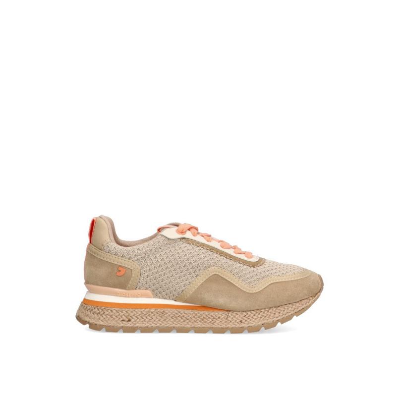 Zapatillas Casual Gioseppo - Mujer - Suela Plana - Modelo Rukaj - Color Beige