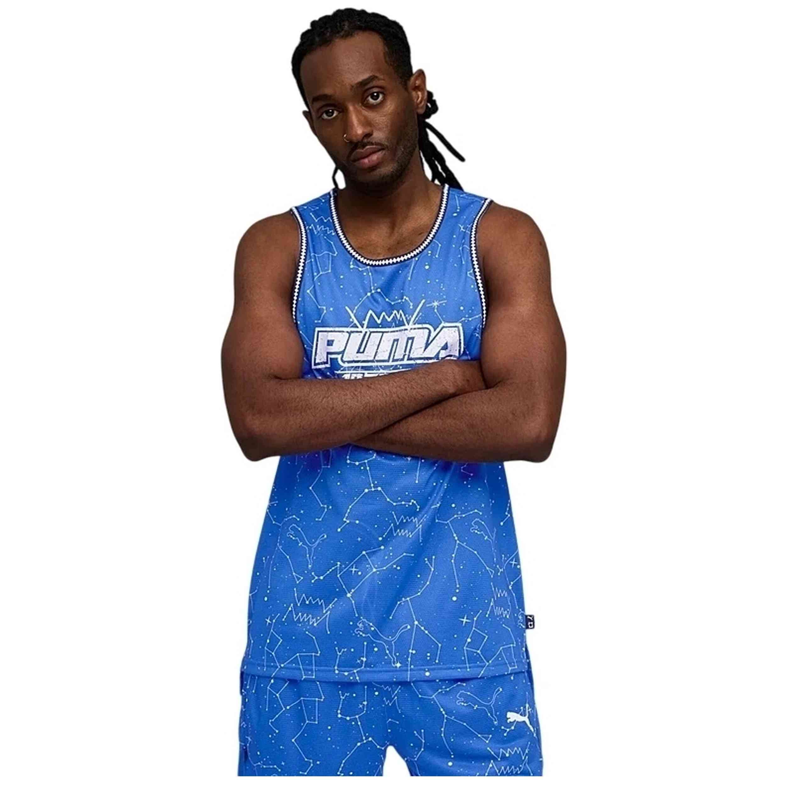 Camiseta De Tirantes Puma modelo Hoopaverse Jersey "Mountain Blue" para Hombre en color Azul