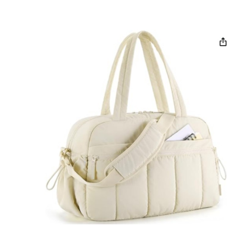OmHO Bolsa de equipaje de viaje, bolsa de gimnasio para mujer con bolsa húmeda, bolsa de fin de semana para mujer, bolsa de gimnasio impermeable.