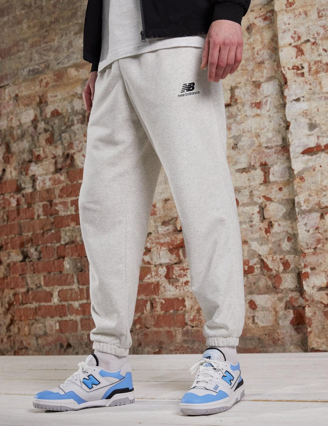 Pantalón Deporte Hombre New Balance Gris