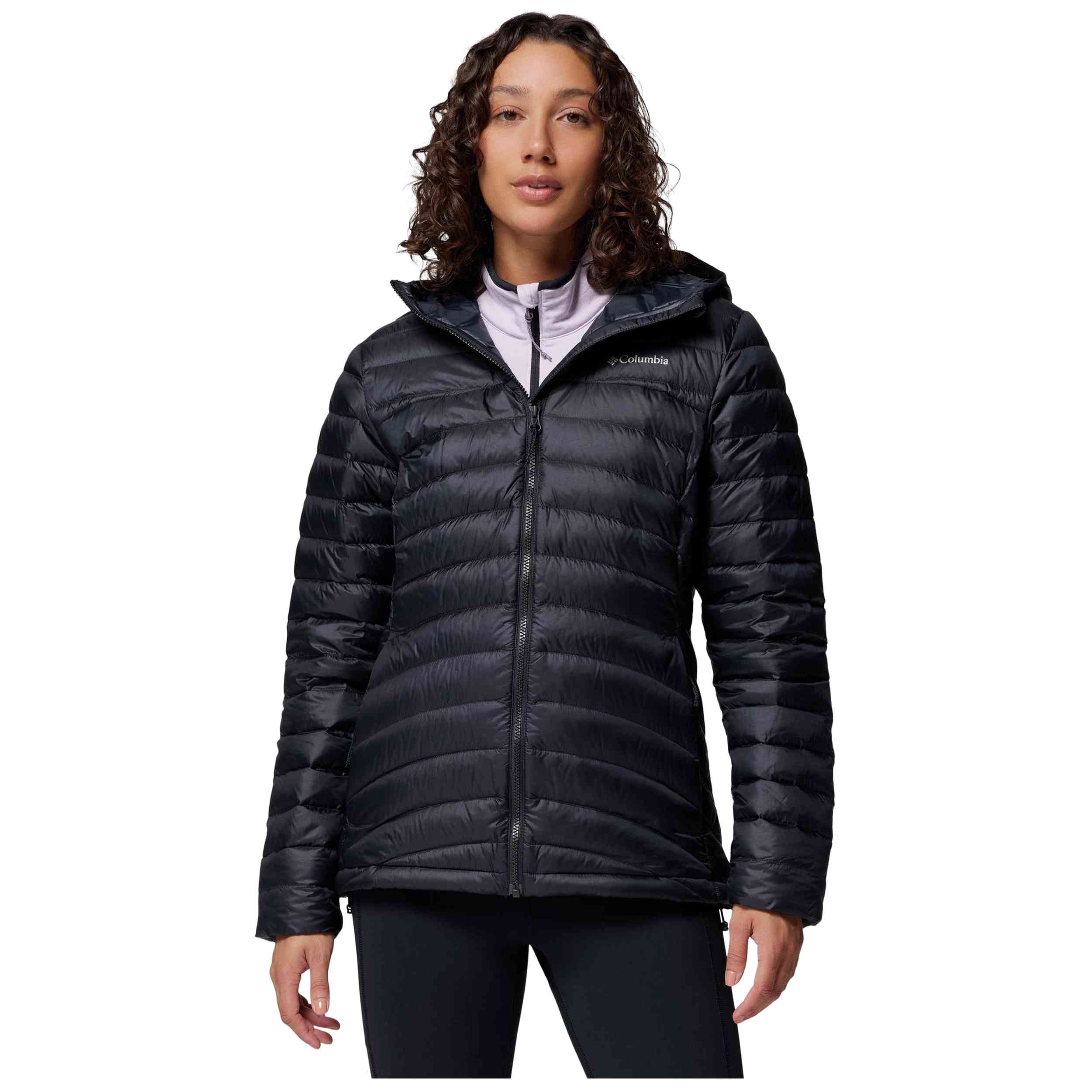 Chaqueta Columbia modelo Chaqueta con capucha Columbia Corelite Down negro mujer para Mujer en color Negro