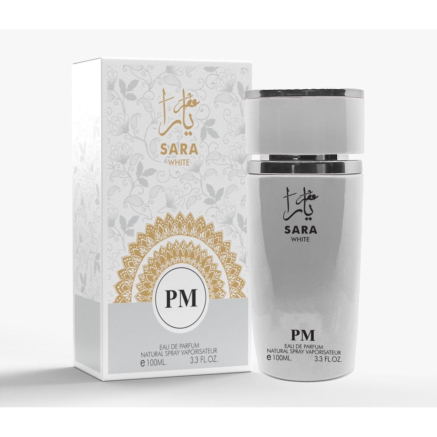SARA WHITE Eau de Parfum pour femme 100ml Fragancia inspirada en otros perfumes Perfume Mujer, Aroma Suave y Elegante, Presentación con Caja Original