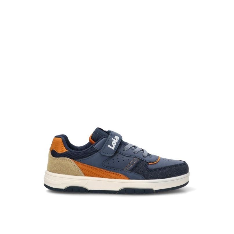 Zapatillas Casual Lois - Niño - Suela Plana - Modelo 63346 - Color Marino