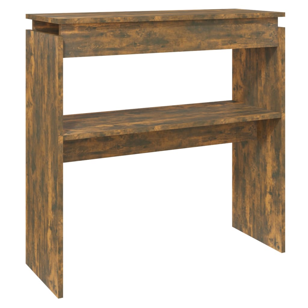 Vidaxl Mesa Consola Madera de Ingeniería 80x30x80 Cm Blanco