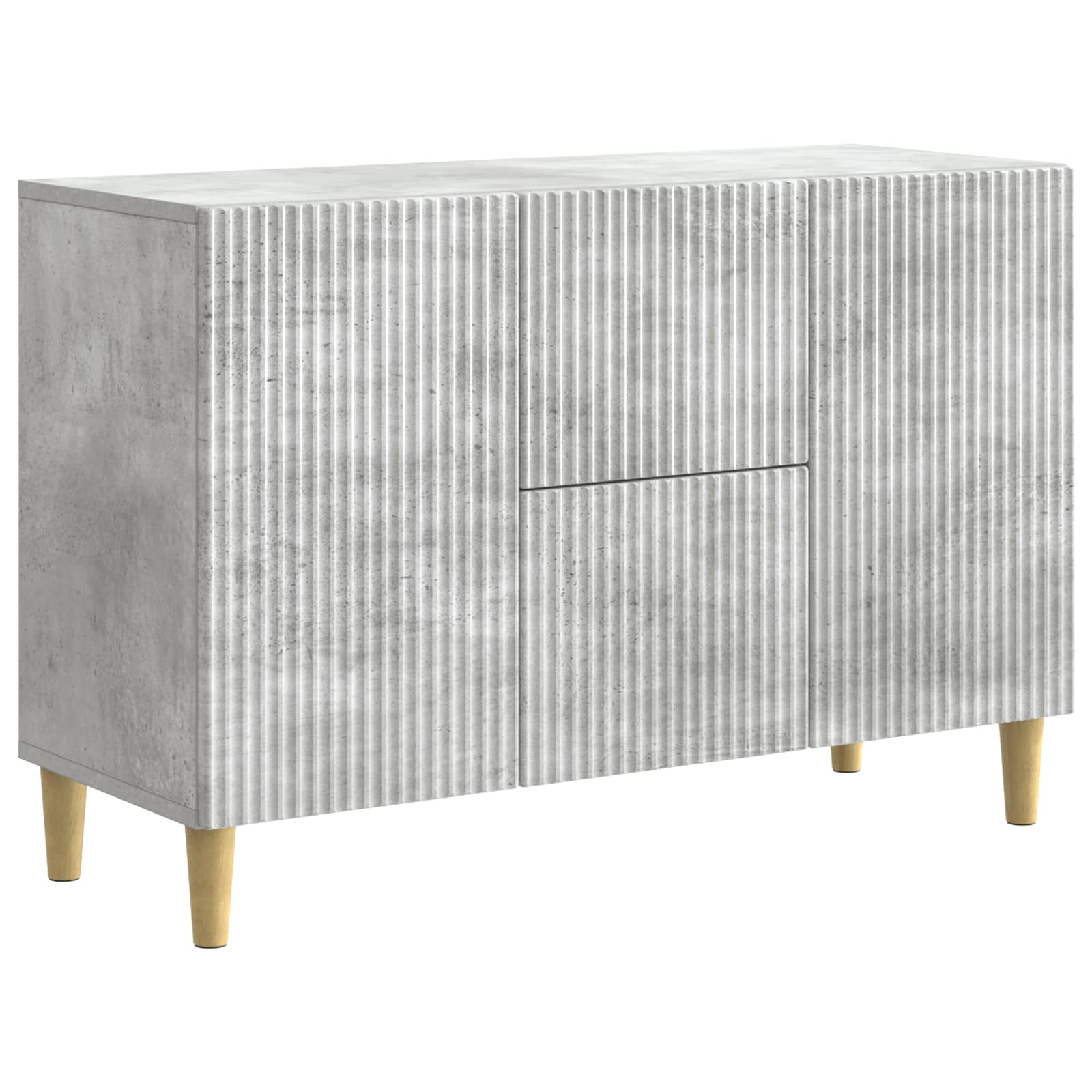 vidaXL Aparador 89 x 34,5 x 60 cm Madera de Ingeniería Multicolor