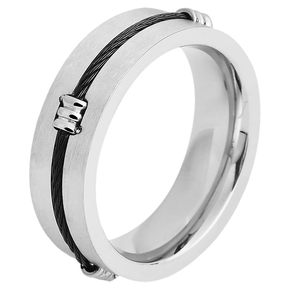 Akzent® Anillo Masculino em Aço Inoxidável – Tam.70 – 0071