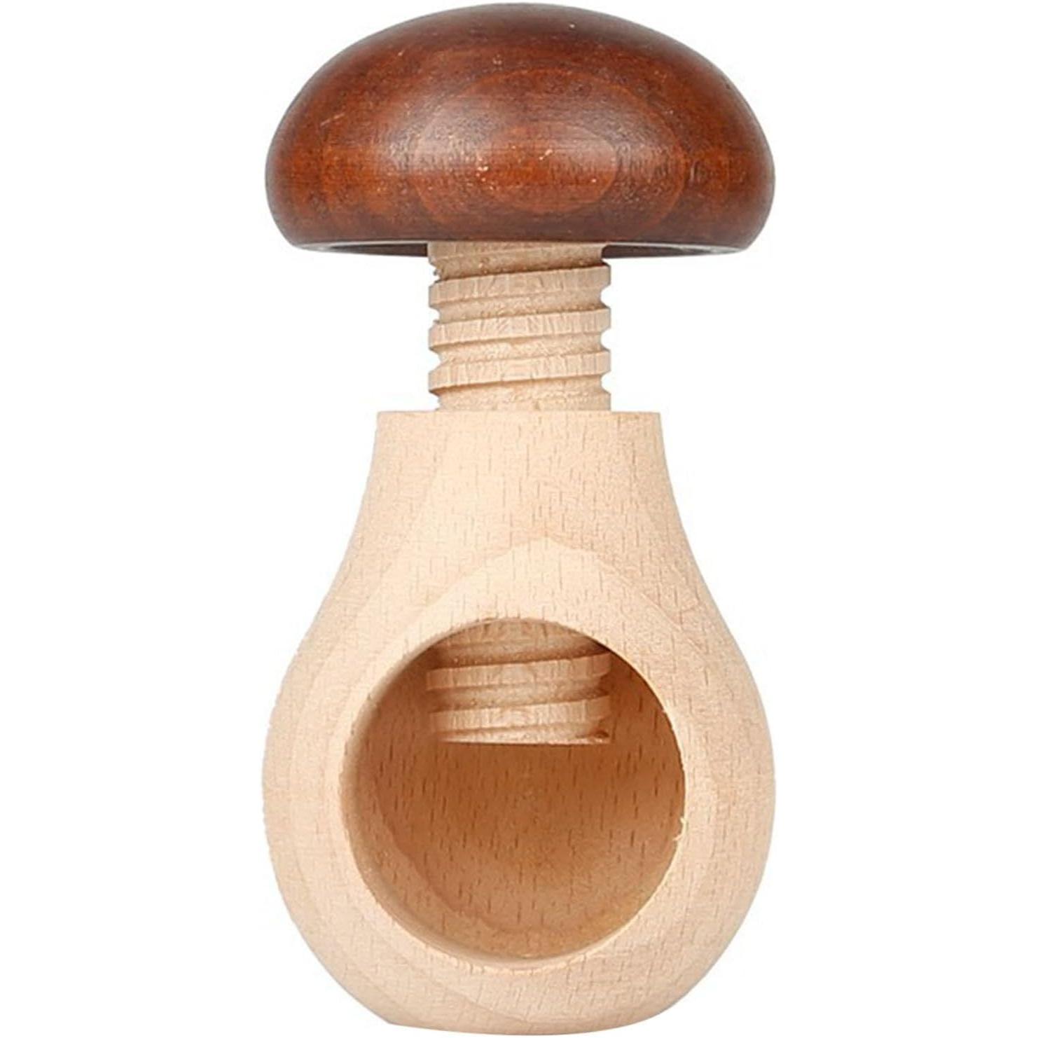 TK Cascanueces - Champiñón dulce - Nuez pecana - Abridor de nueces - Cascanueces - Madera