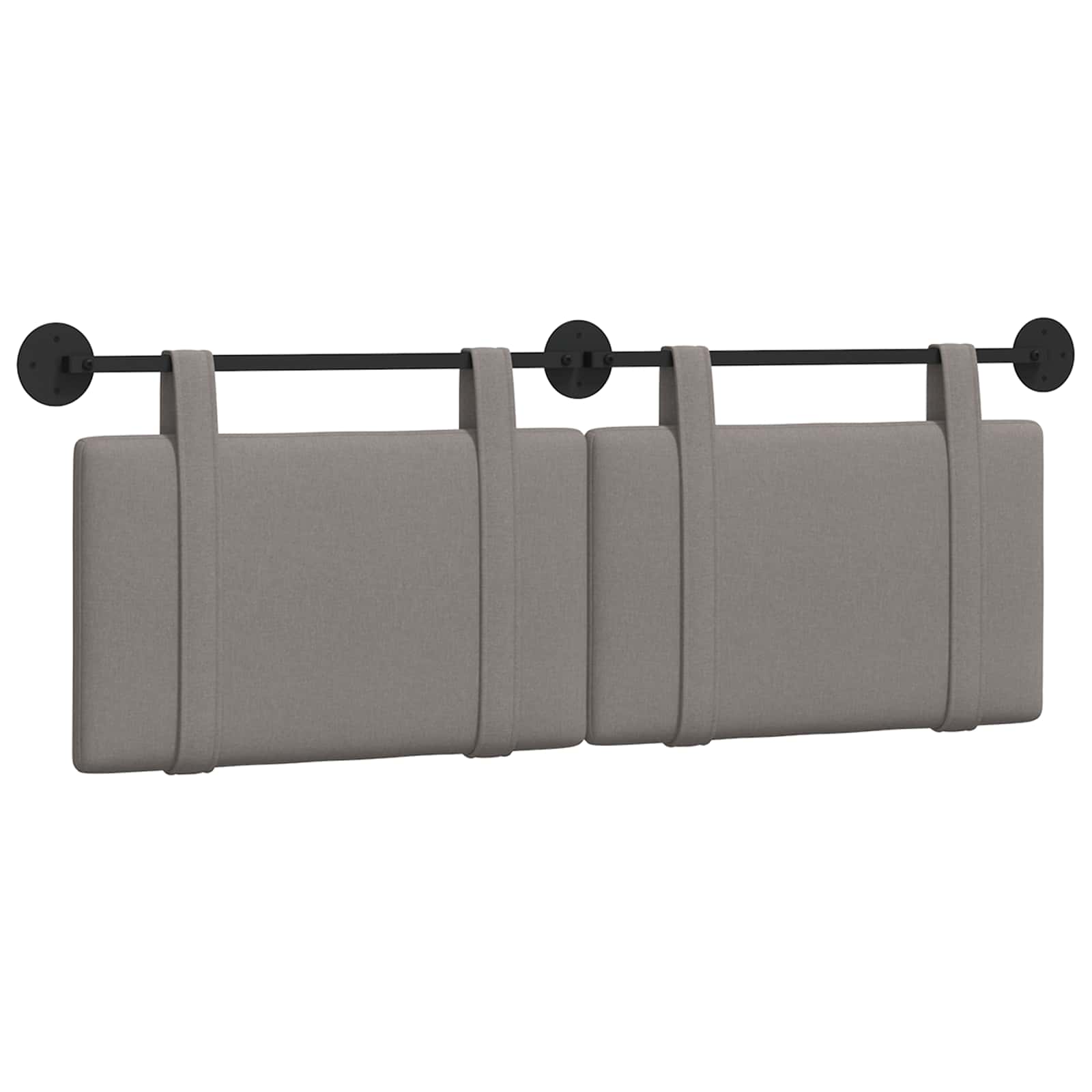 vidaXL Cabecero colgante Tela 130 x 55 x 5 cm Multicolor