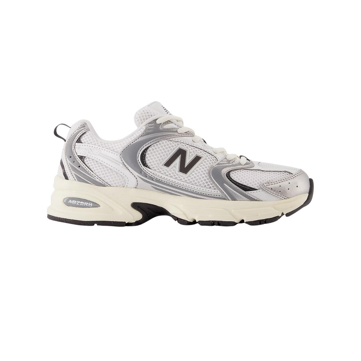 Zapatillas new balance u530esa blanco plata de mujer.