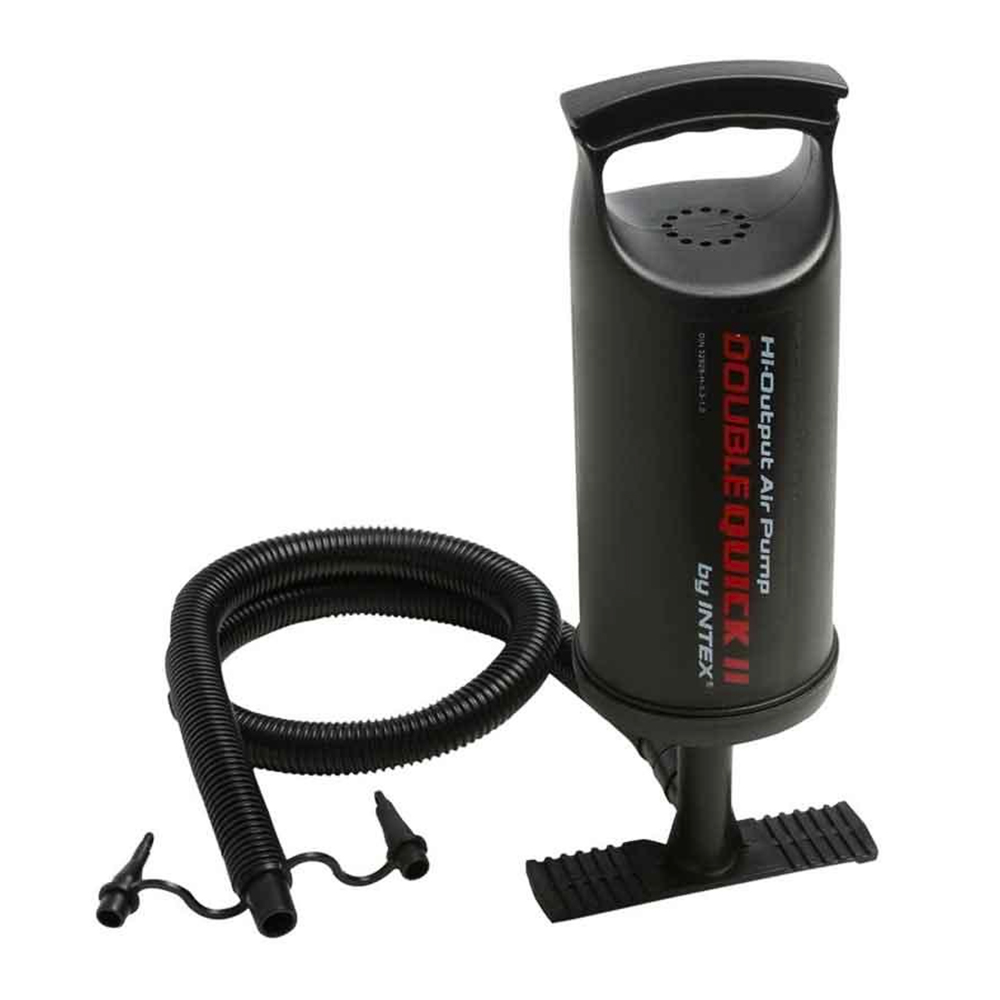 Hinchador de Pie Doble Velocidad 36 cm INTEX | Bomba de Mano e Inflador para Piscinas, Colchones y Más | POPPY&MARTI