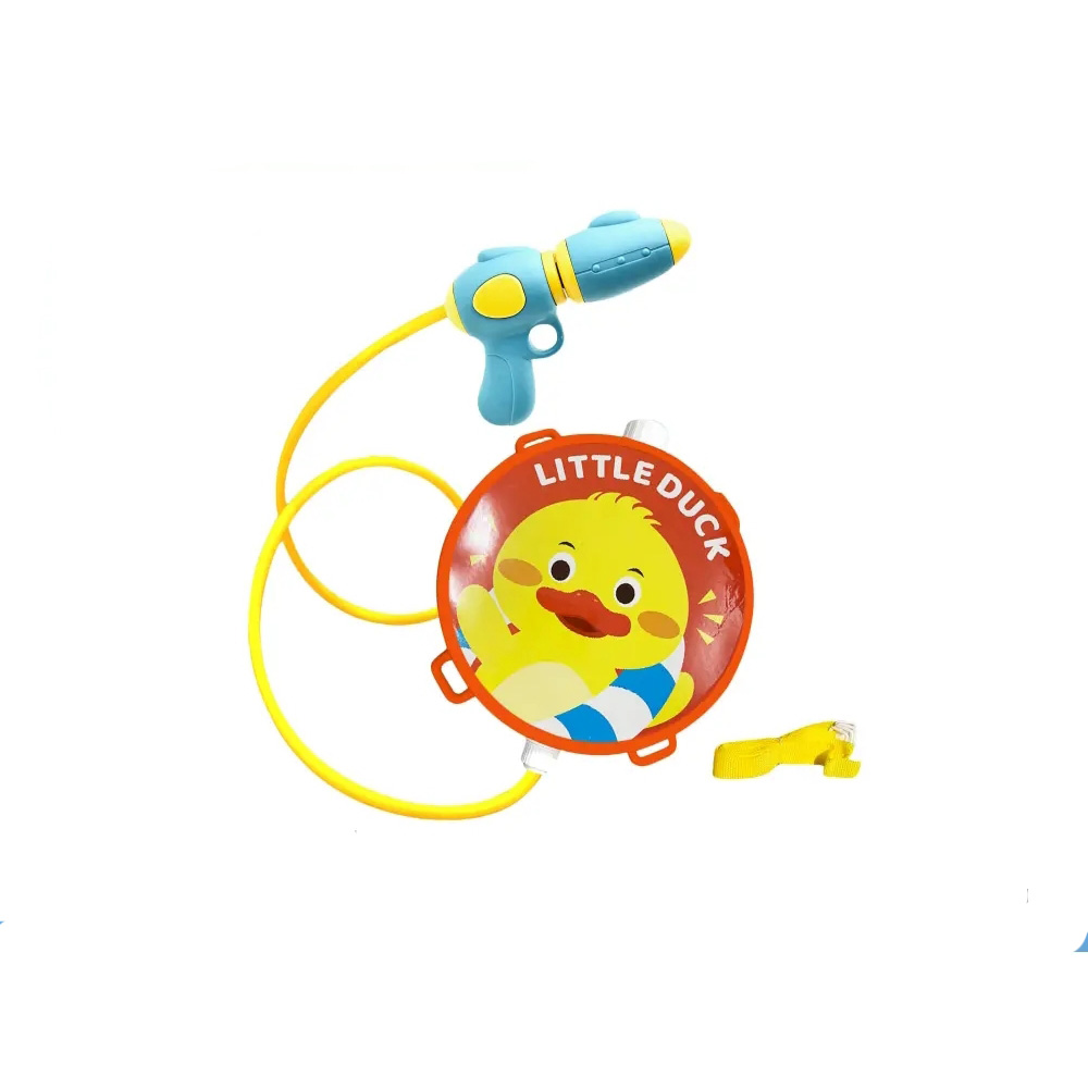 PLUSHOME Pistola De Agua 15.5X8.5CM ,Con Mochila 18.5x20cm Y Tubo de 70cm,disponible en 16 Dibujos Divertidos ,Perfecto Para Jugar En Piscina / Playa / Patio