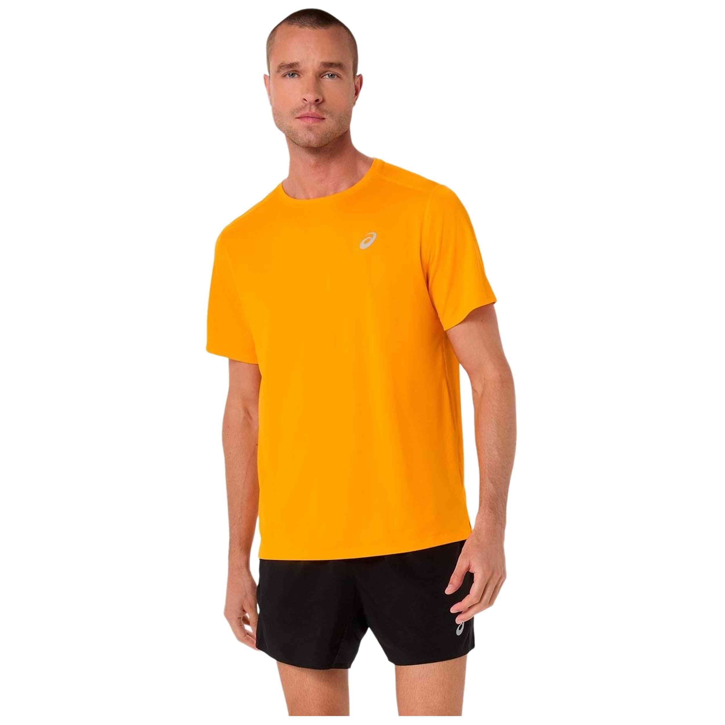 Camiseta De Manga Corta Asics modelo Core SS Top para Hombre en color Naranja