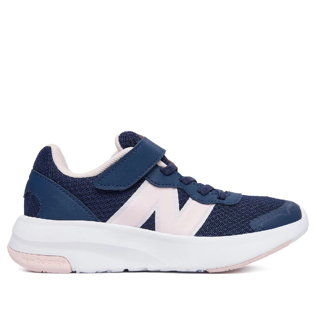 Zapatillas deporte New Balance 578 infantiles azul marino y rosa con velcro