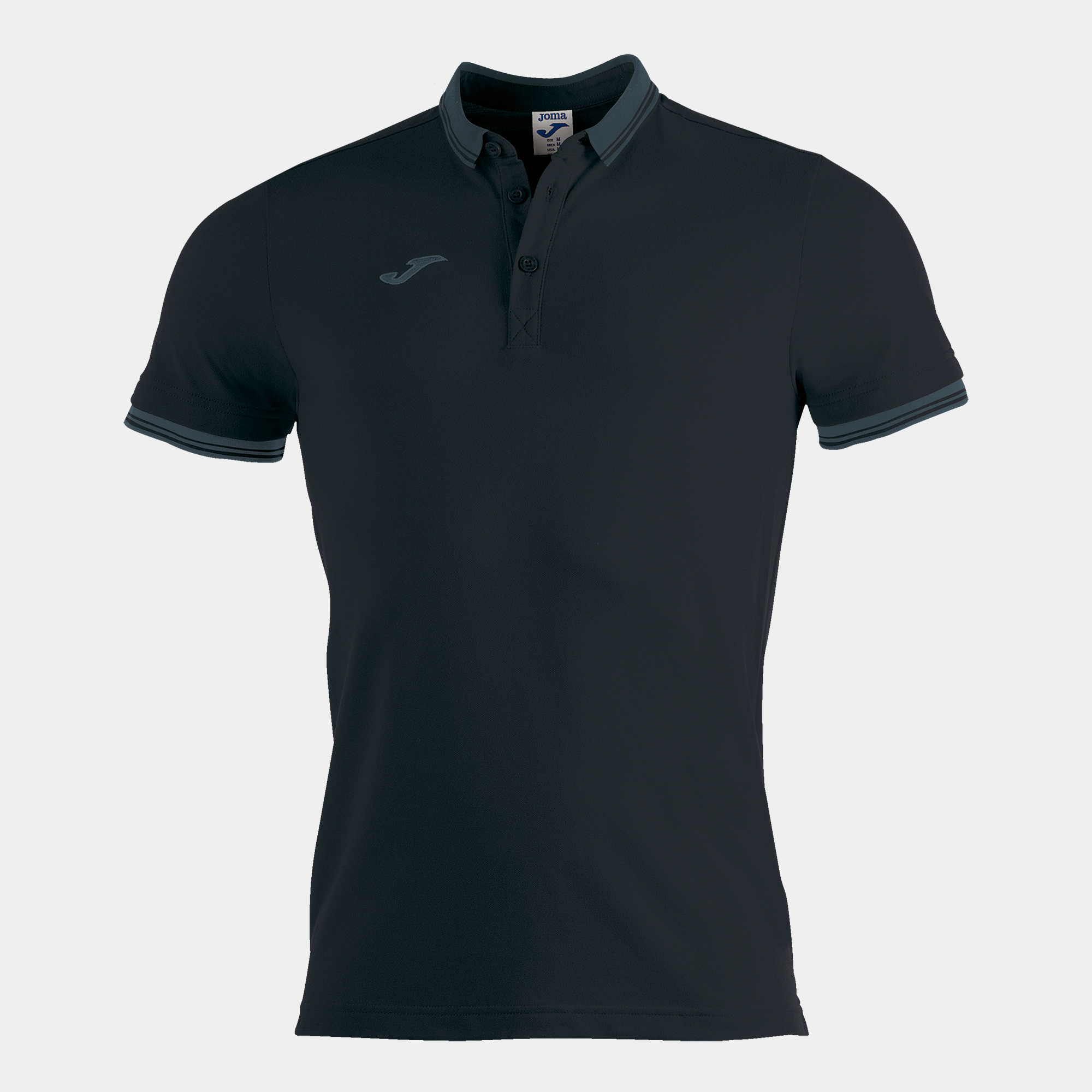 JOMA POLO MANGA CORTA BALI II NEGRO  Talla 5XS Niño Junior